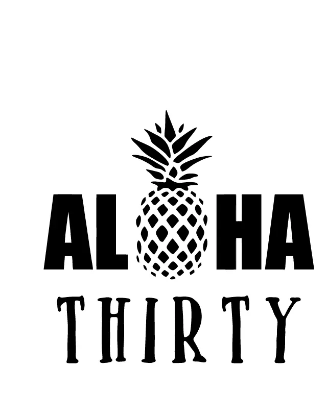 Aloha Thirty: A Tropical-Themed Party Invitation