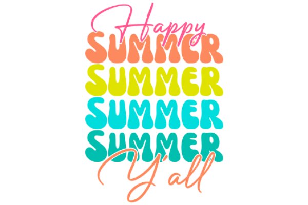Celebrating the Seasons: A Colorful Greeting for Summer