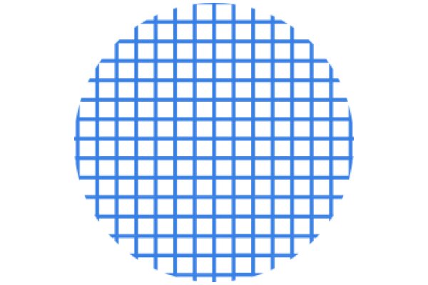 Blue Grid Pattern: A Visual Study of Geometric Design