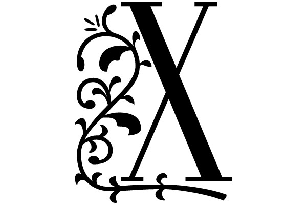 Decorative Initial 'X'