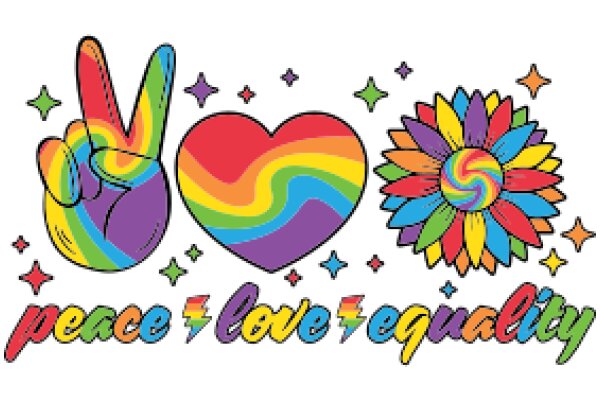 Vibrant Celebration of Peace, Love, and Equality