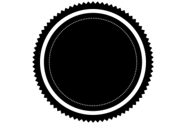 A Emblem with a Circular Design and a White Outer Ring