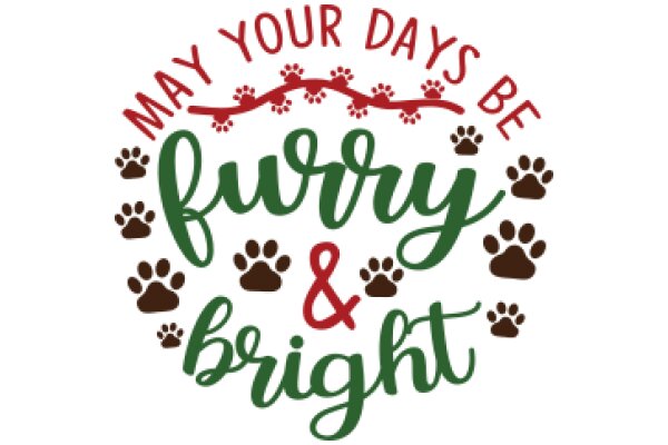 Wishing You a Furry and Bright Day: A Festive Greeting for Pet Lovers