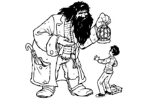 Magical Encounter: The Wise Wizard and the Young Seeker