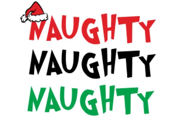 A Festive Greeting: 'Merry Christmas from Naughty Naughty Naughty'