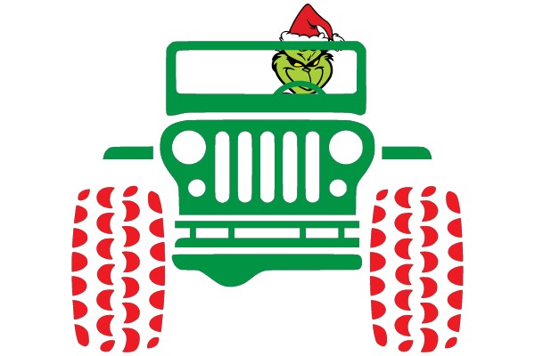 Grinch's Christmas Jeep