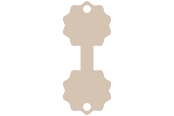 Simplistic Design: A Beige Abstract Artwork