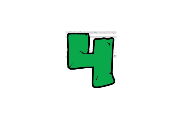 Abstract Green Shape