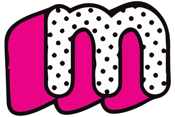 Bold and Playful: Pink and White Polka Dots