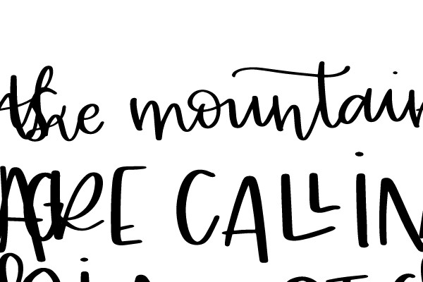 Mountains Calling, I Must Go