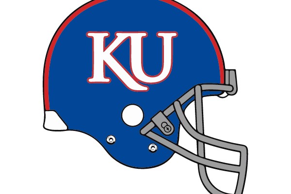 Kansas University Football Helmet