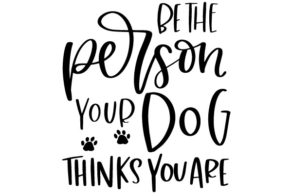 Be The Person Your Dog Thinks You Are