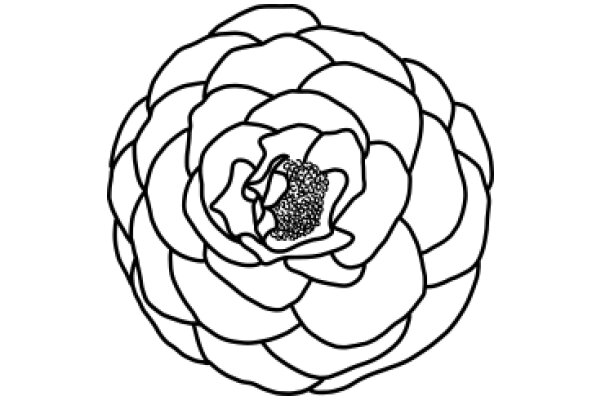 Stylized Flower with Intricate Design