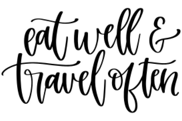 Elegant Typography: A Stylish Sign for a Travel-Inspired Cafe or Restaurant