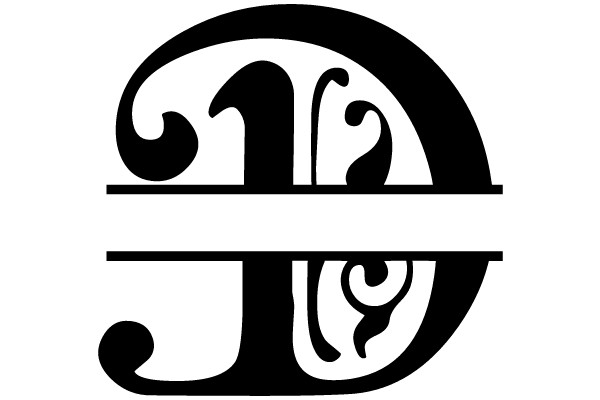 Symmetrical Flourished Monogram