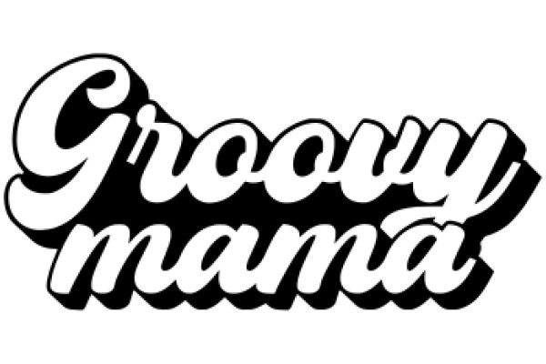 Stylized Logo for 'Groovy Mama' with a Vintage Feel