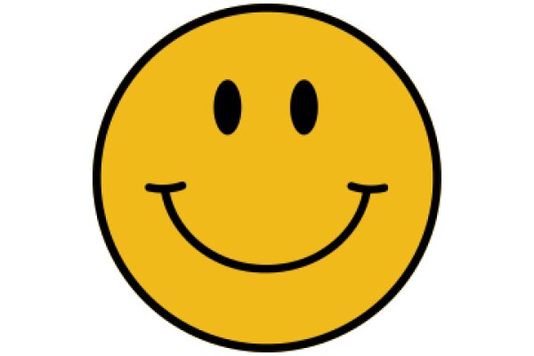 Emotional Icon: A Smiling Yellow Emoji