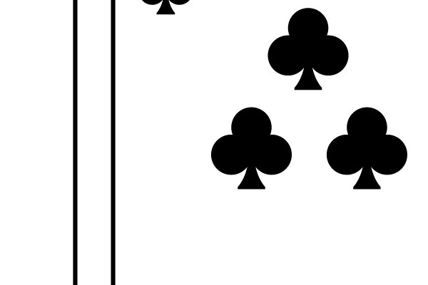Seven Clubs Poker Hand