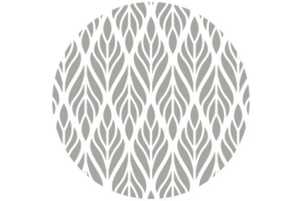 Stylized Abstract Pattern in Grey Tones