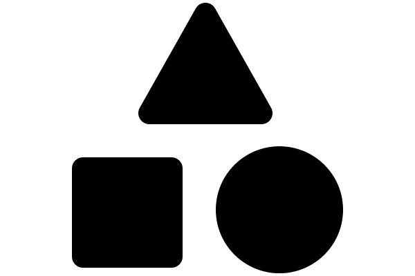 Simplistic Geometric Design: A Icon