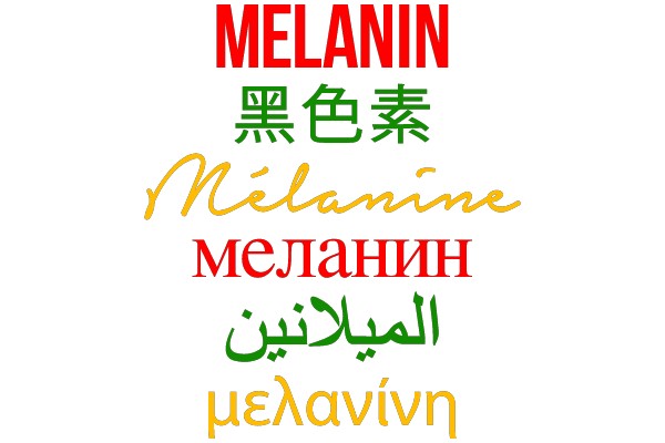 Colors of Melanin