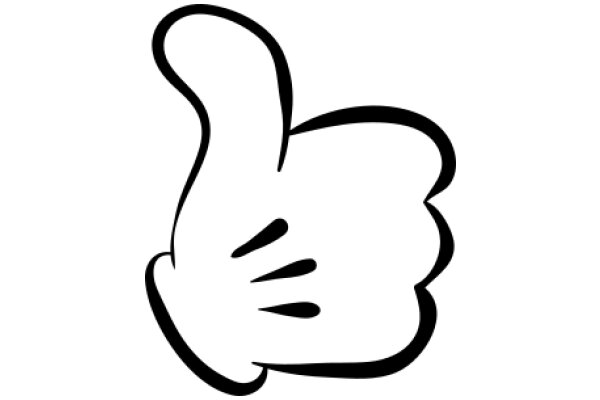 Simplistic Logo of a Thumb's Up Sign