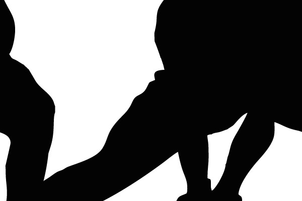 Silhouette of a Baseball Pitcher