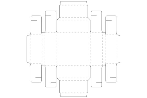 A Minimalist Line Art of a Building