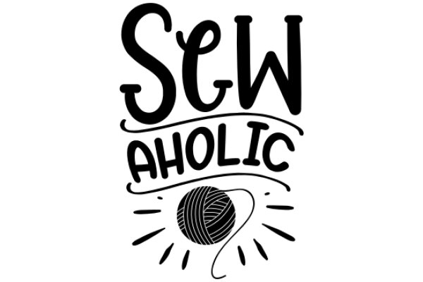 Sewing Enthusiast's Logo: A Hand-Drawn Emblem for the Passionate Sewer