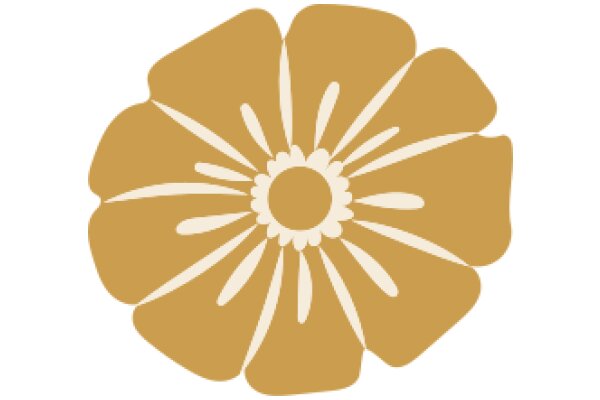 Stylized Flower Design: A Digital Artwork