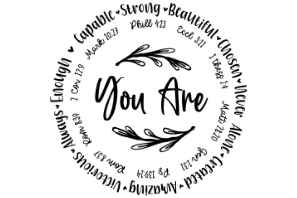 A Circle of Affirmations: You Are Strong, Beautiful, Capable, and Chosen