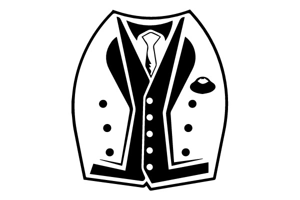 Suit with Dot Accents and Pocket Square