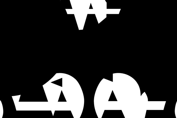 Symmetrical Heart and Castle Abstract