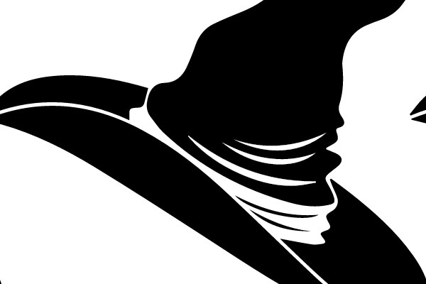 Witch Hat Silhouette
