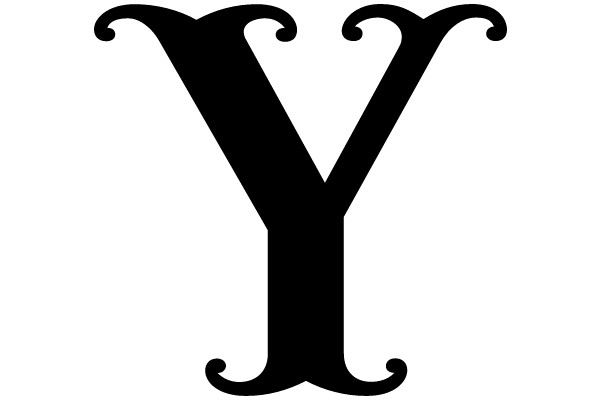 Bold Serif Letter Y