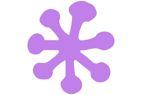 Purple Starburst Design