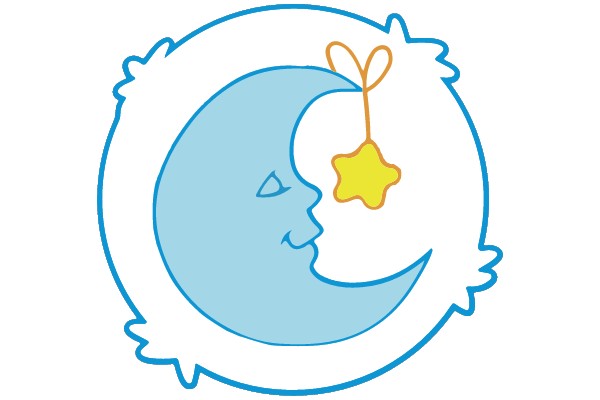 Whimsical Moon and Star Care Bear