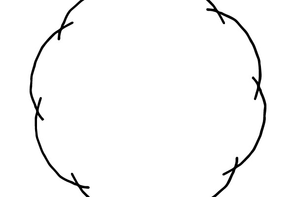 Circular Wire Outline