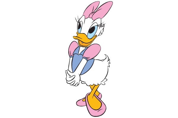 Daisy Duck in a Pink Outfit