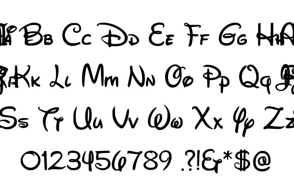 Handwritten Font Sample