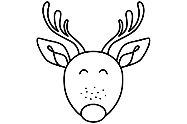 Winter Wonders: The Joyful Reindeer