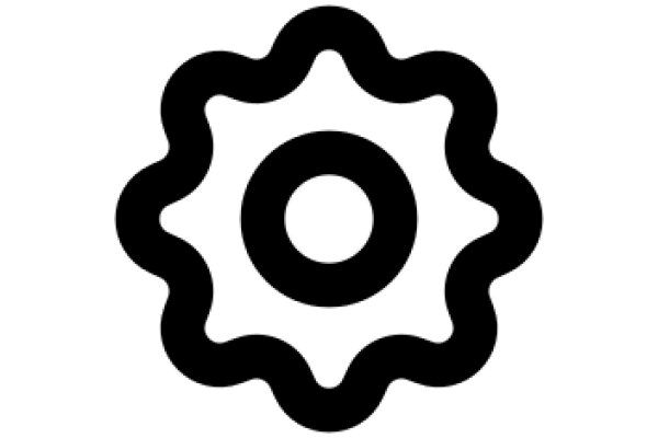 Abstract Art: A Pixelated Flower