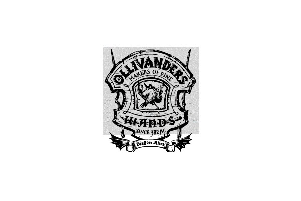 Emblem of Ollivanders: Makers of Fine Wands Since 382 BC - Dragon Alley