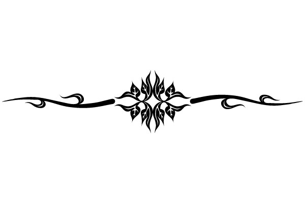 Vintage Border Flourish Decoration
