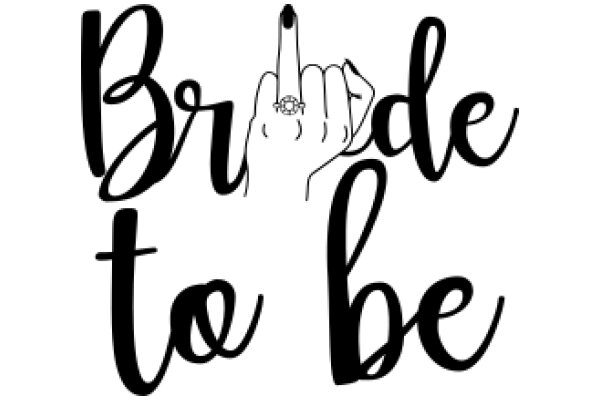 A Humorous Take on the Wedding Vow: 'Bride to Be' with a Ring and Middle Finger
