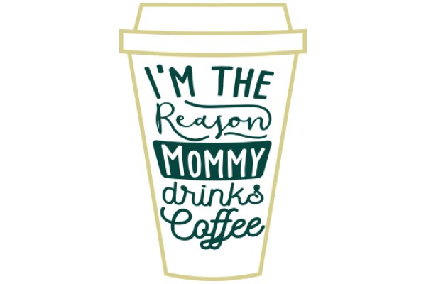 A Humorous Take on a Coffee Cup: 'I'm the Reason Mommy Drinks Coffee'