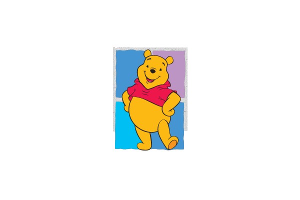 Winnie the Pooh in a Pop Art Style