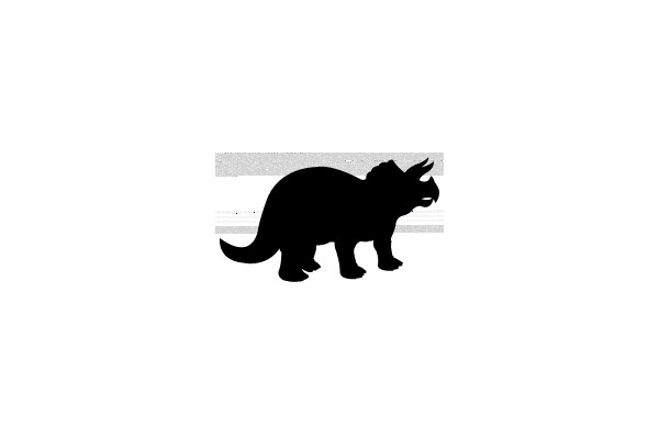Triceratops Silhouette