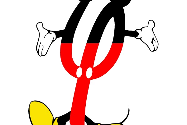 Mickey Mouse in a Magnetic Pose