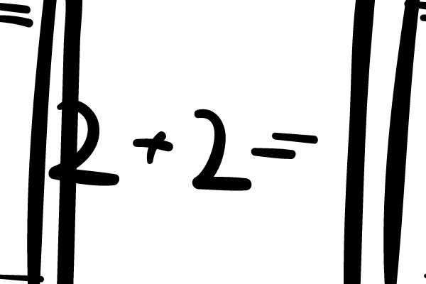 Mathematical Equation on a Notepad